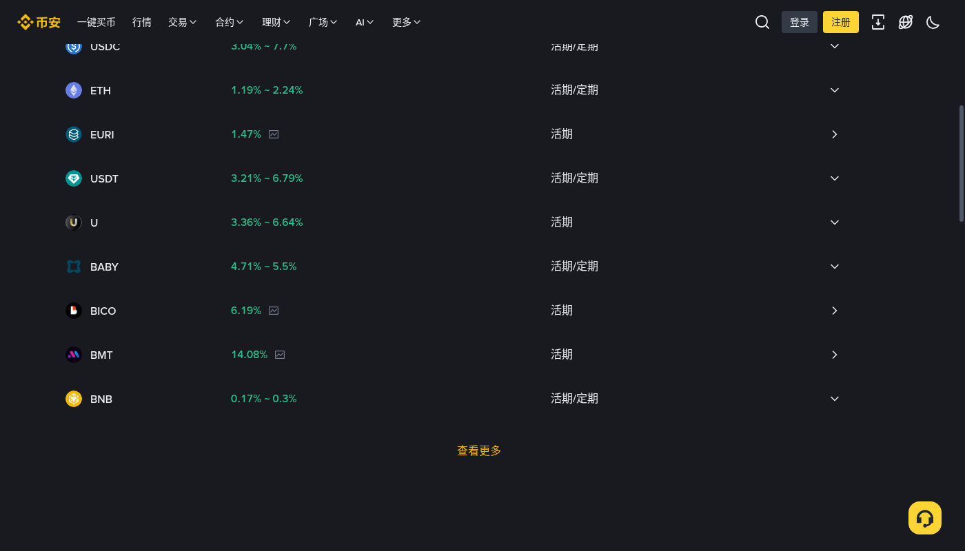 币安赚币产品怎么选第一笔:收益率之外看期限-加密货币赚钱