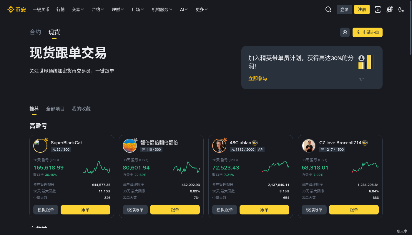 币安跟单第一笔:分配额、止损线与分润成本-加密货币赚钱