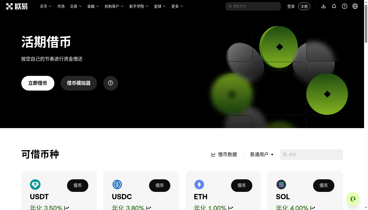 欧易借币成本怎么算:利率、质押率与强平线-加密货币赚钱